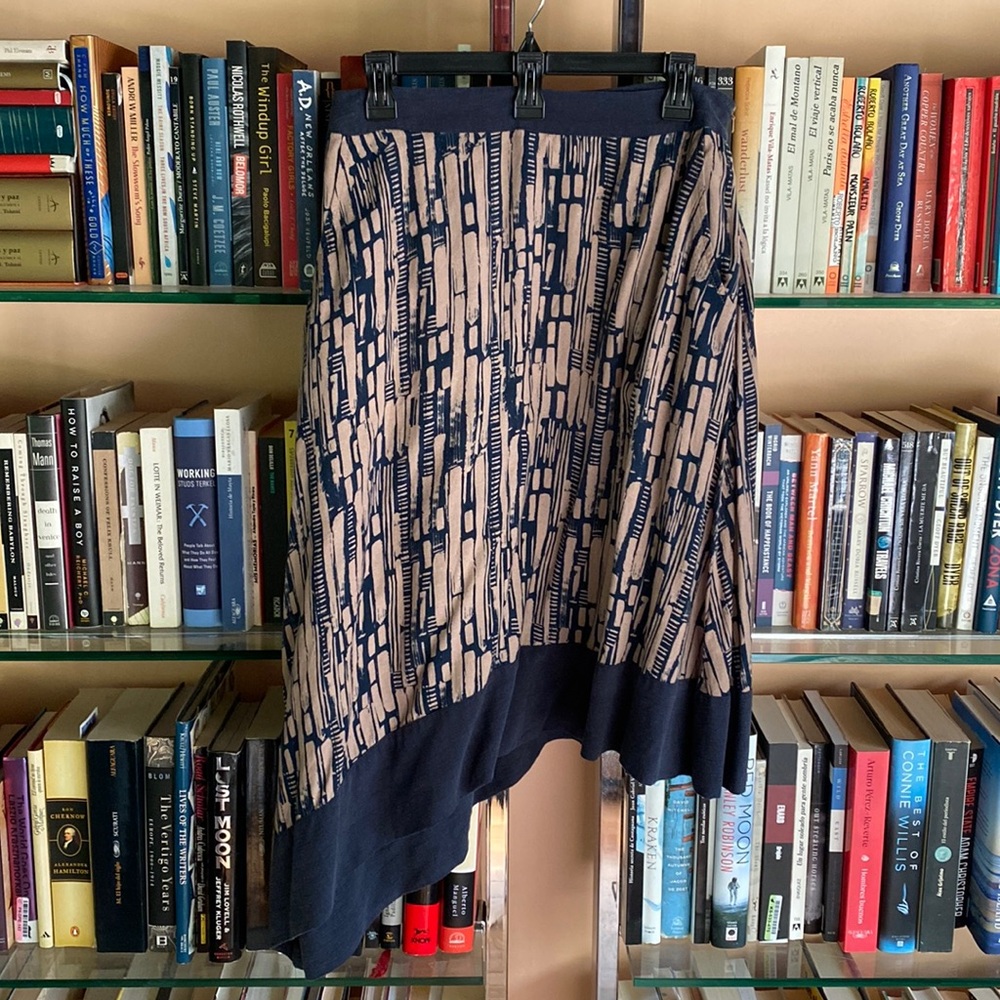 Wrap London asymmetrical midi skirt size 8